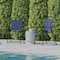 Flash Furniture Navy Folding Sling Patio Chairs with Armrests, 2PK 2-GM-SC098-NV-GG - alternate 4